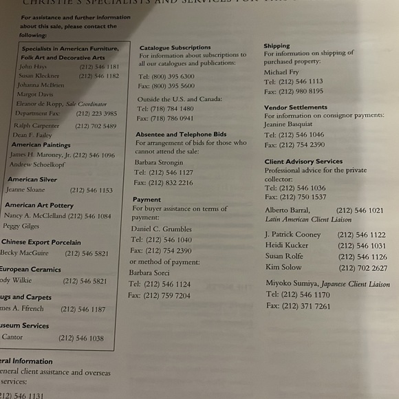 Christie’s auction book 1995 - Picture 3 of 8